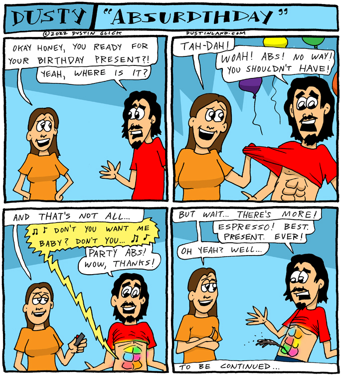 dustinland absurdthday comic