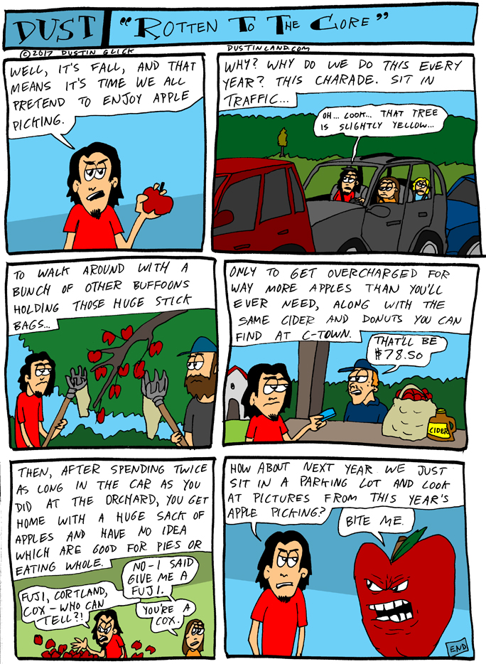 dustinland apple picking comic