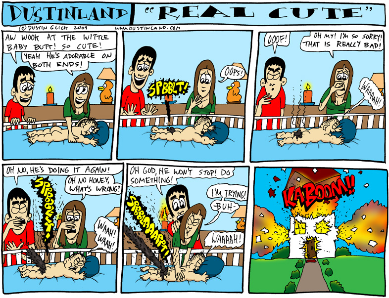 dustinland baby poop comic