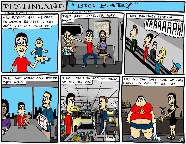 dustinland big baby comic