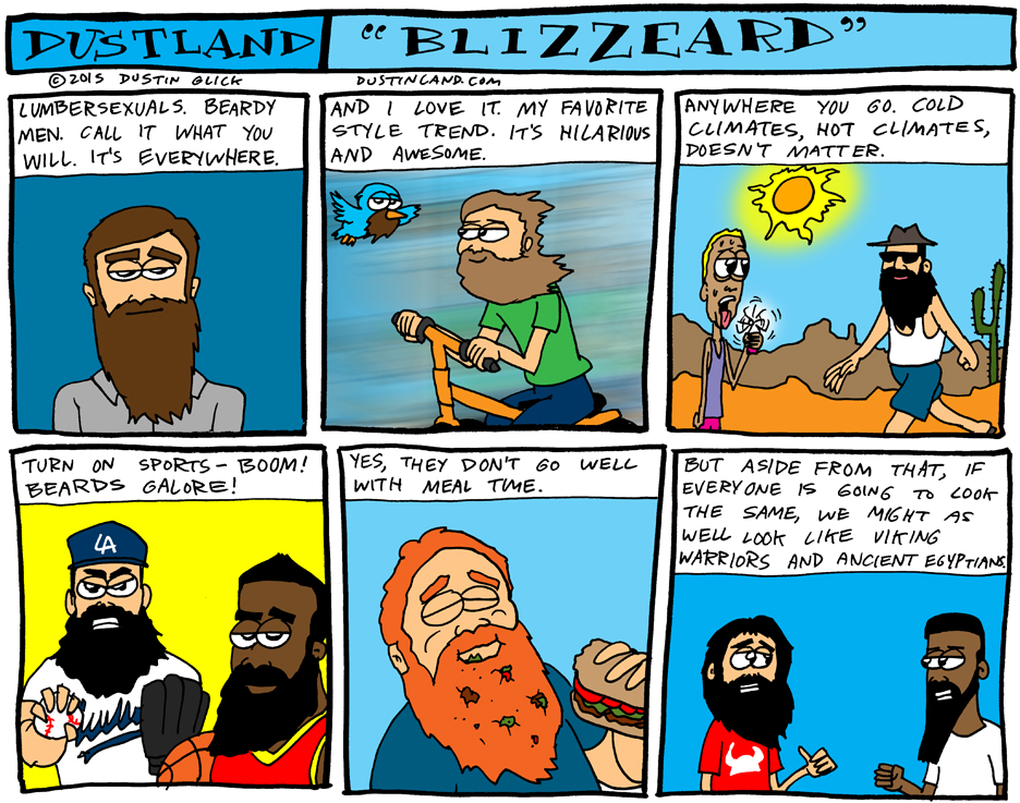 dustinland blizzeard comic