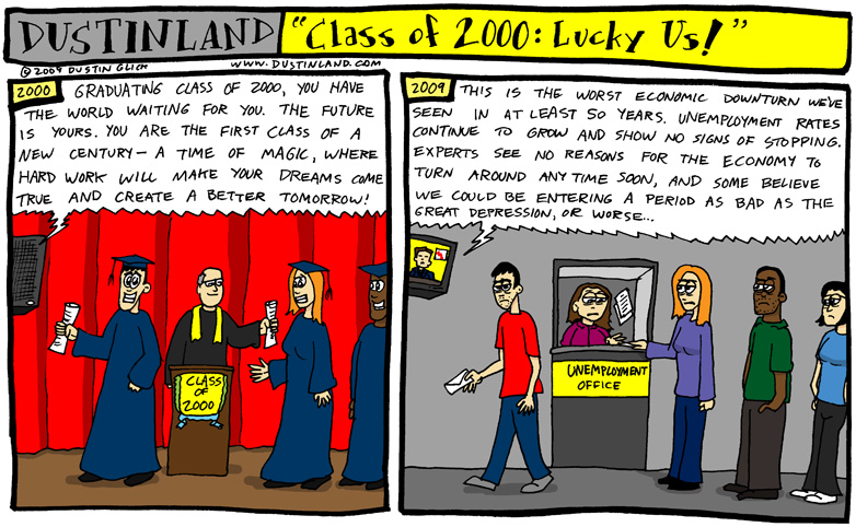 dustinland comic class of 2000