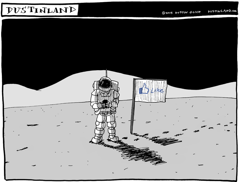 dustinland facebook moon landing comic