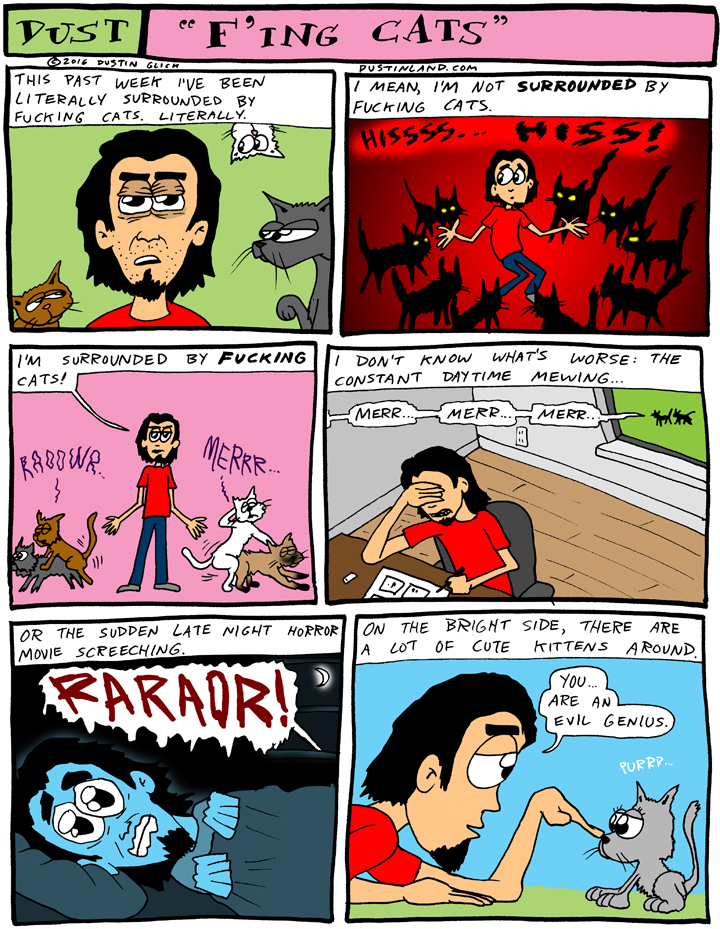 dustinland fing cats comic