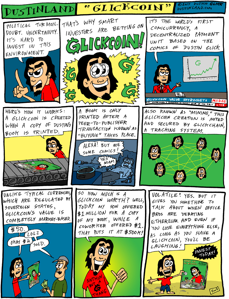 dustinland glick coin comic