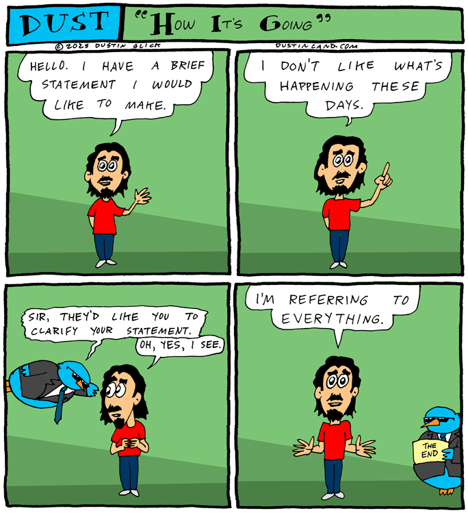 dustinland hows it goin comic