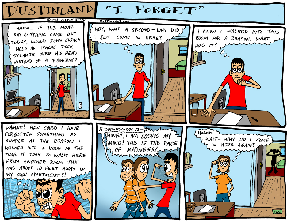 dustinland i forget comic