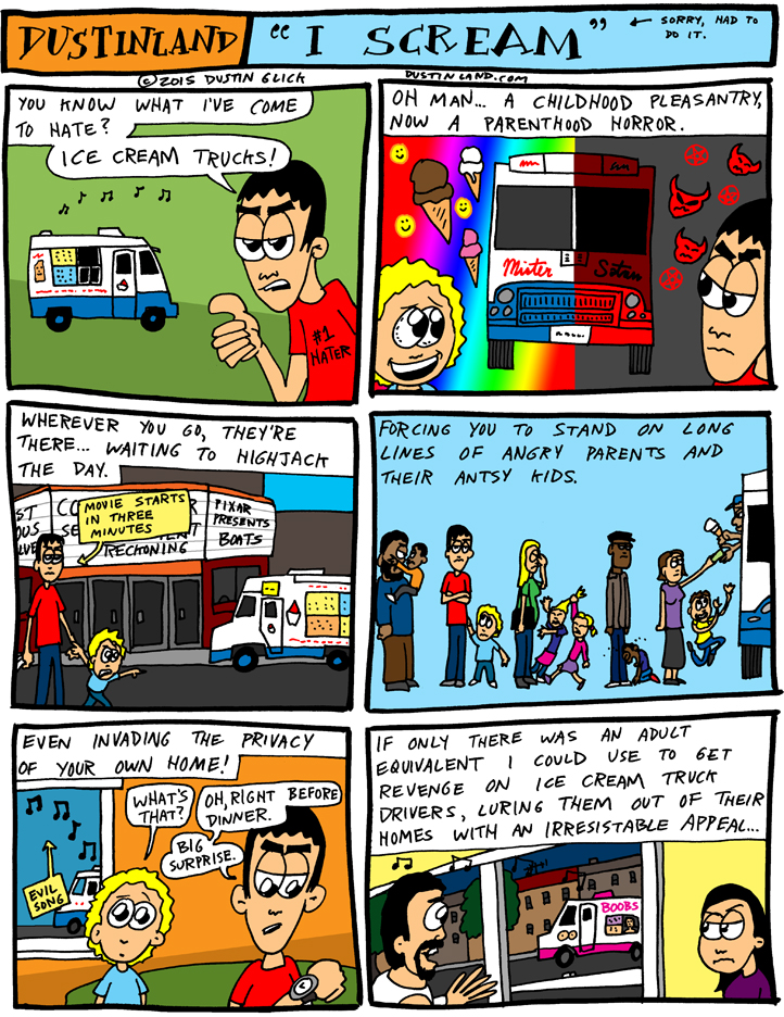 dustinland i scream comic