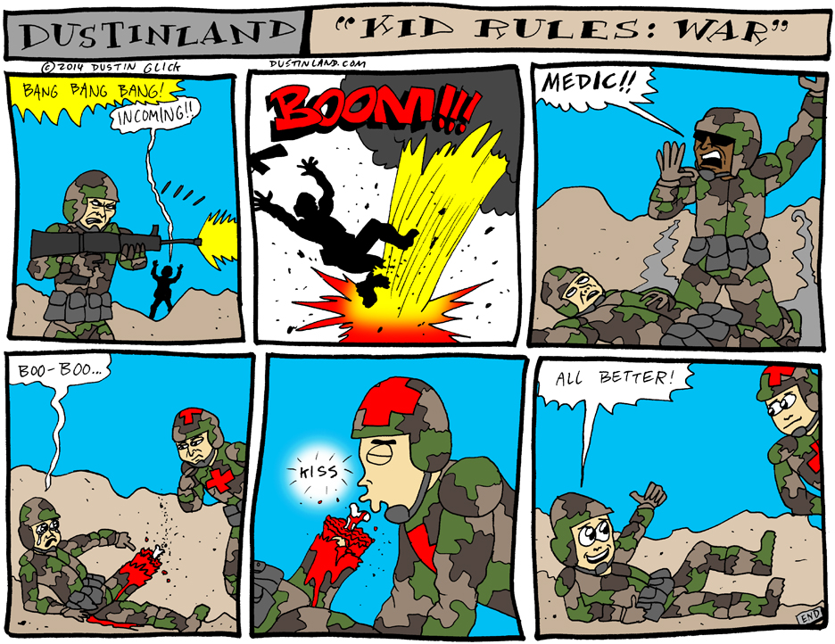 dustinland kid rules war comic