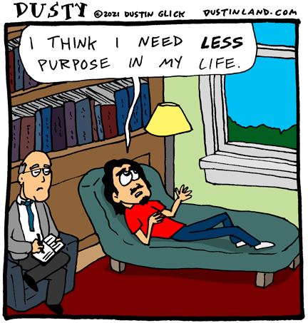 dustinland less purpose comic