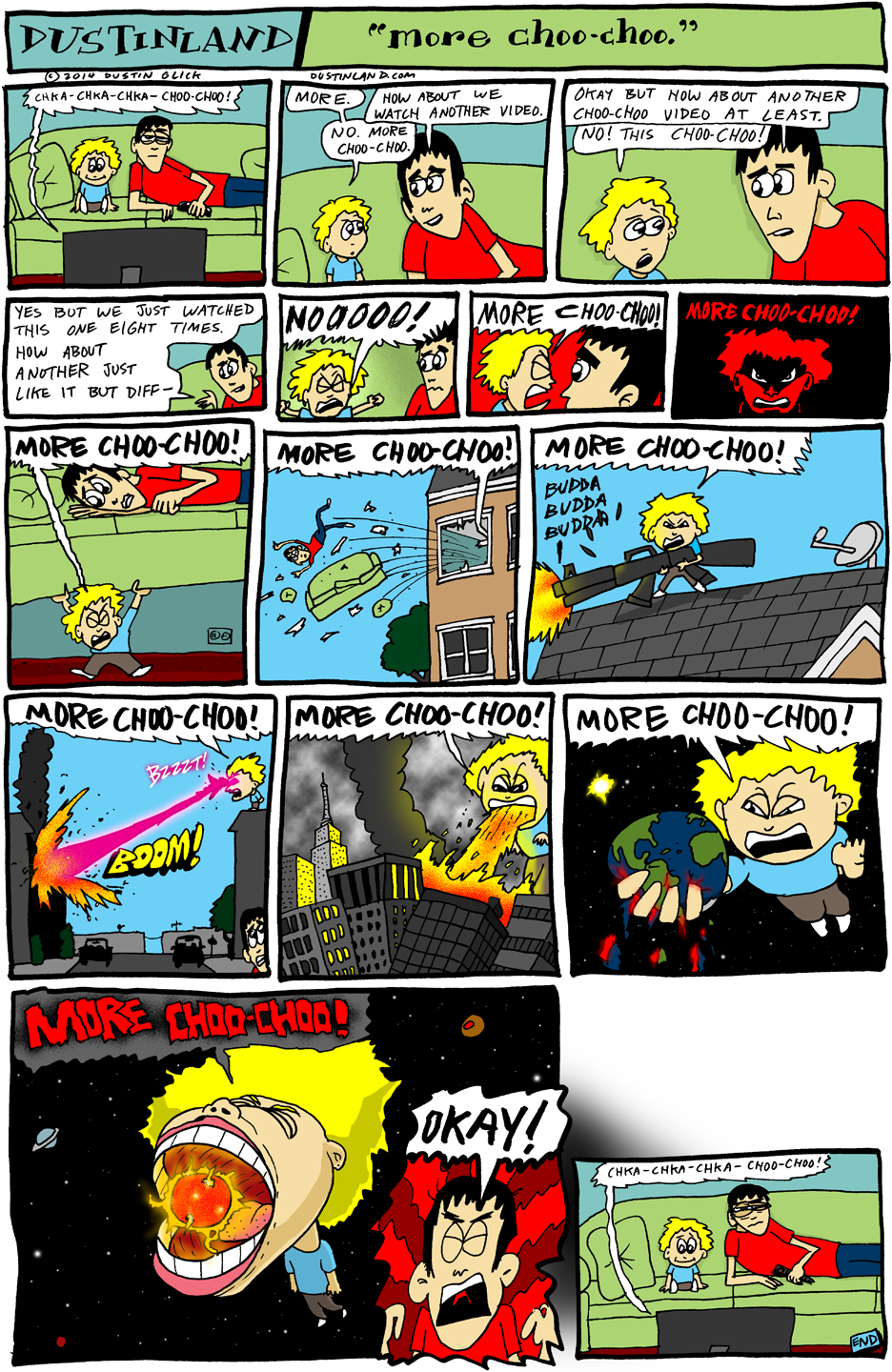 dustinland more choo choo comic