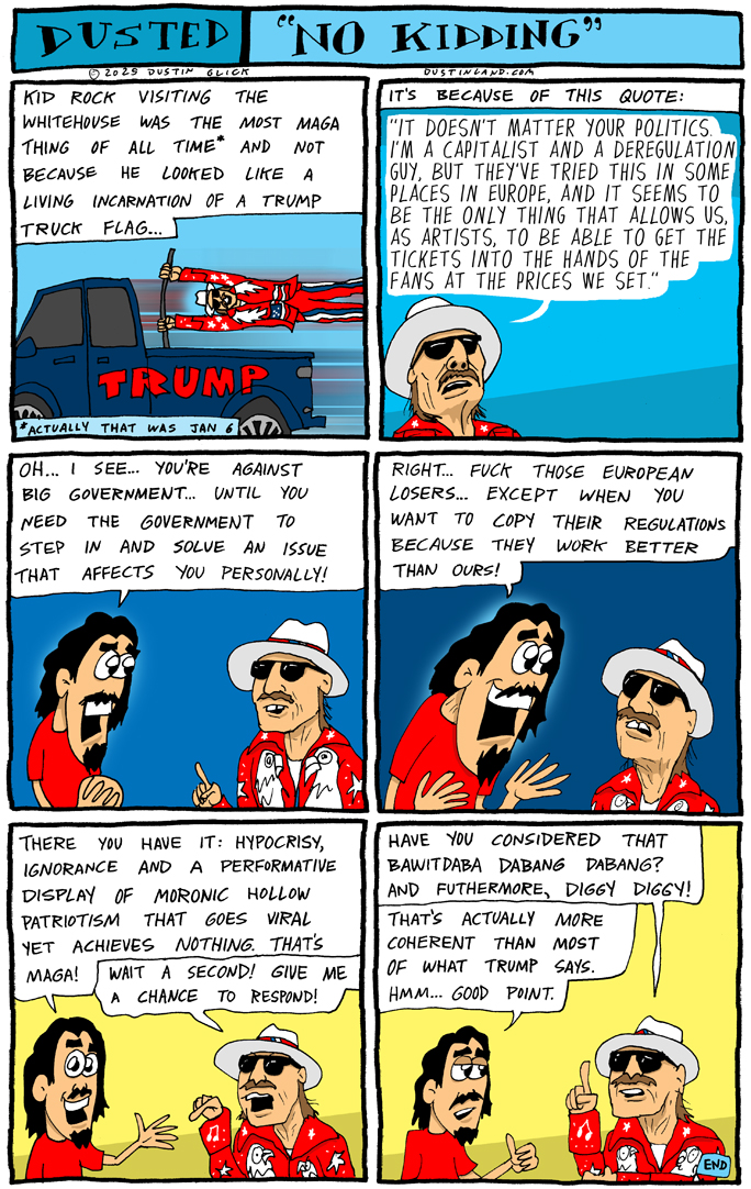 dustinland no kidding comic