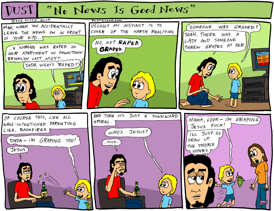 Dustinland Now News Is Good News comic