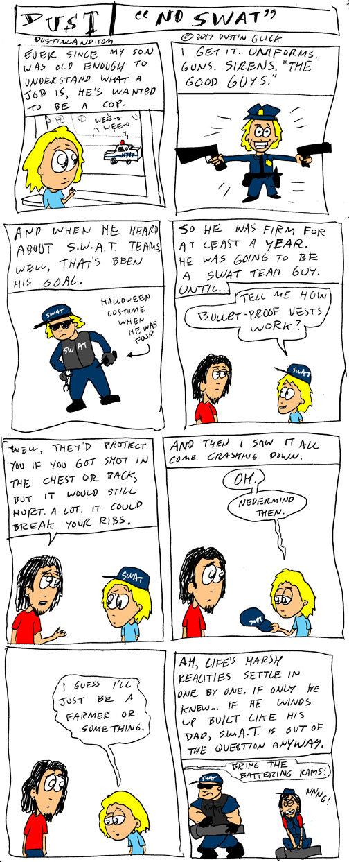 dustinland no swat comic