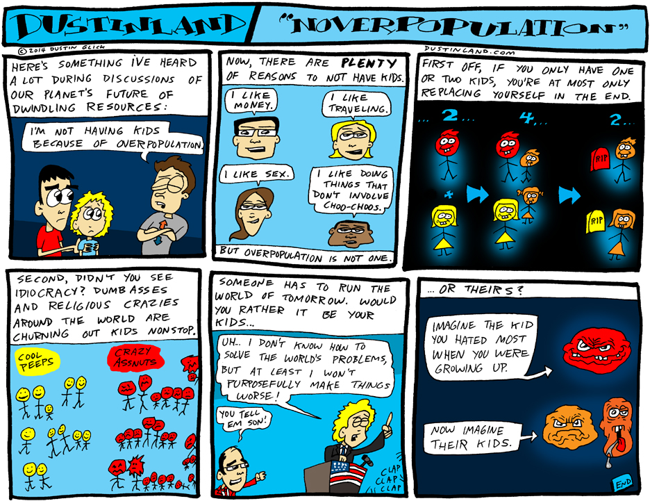 dustinland overpopulation comic