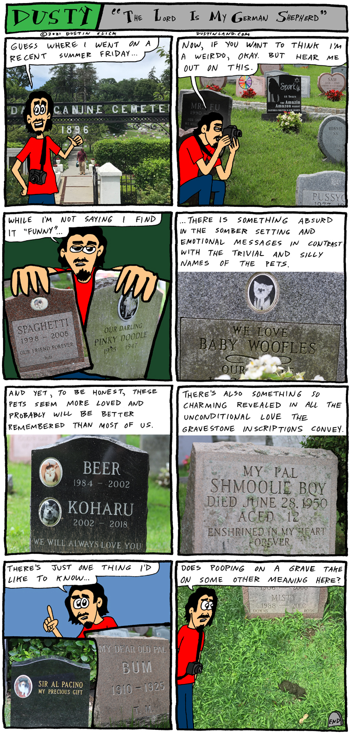 dustinland pet cemetery comic