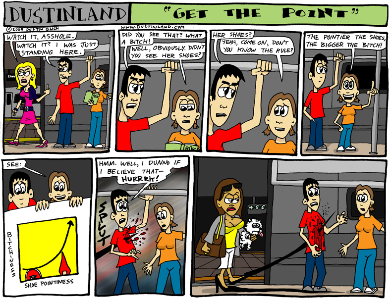 dustinland pointy shoes comic strip