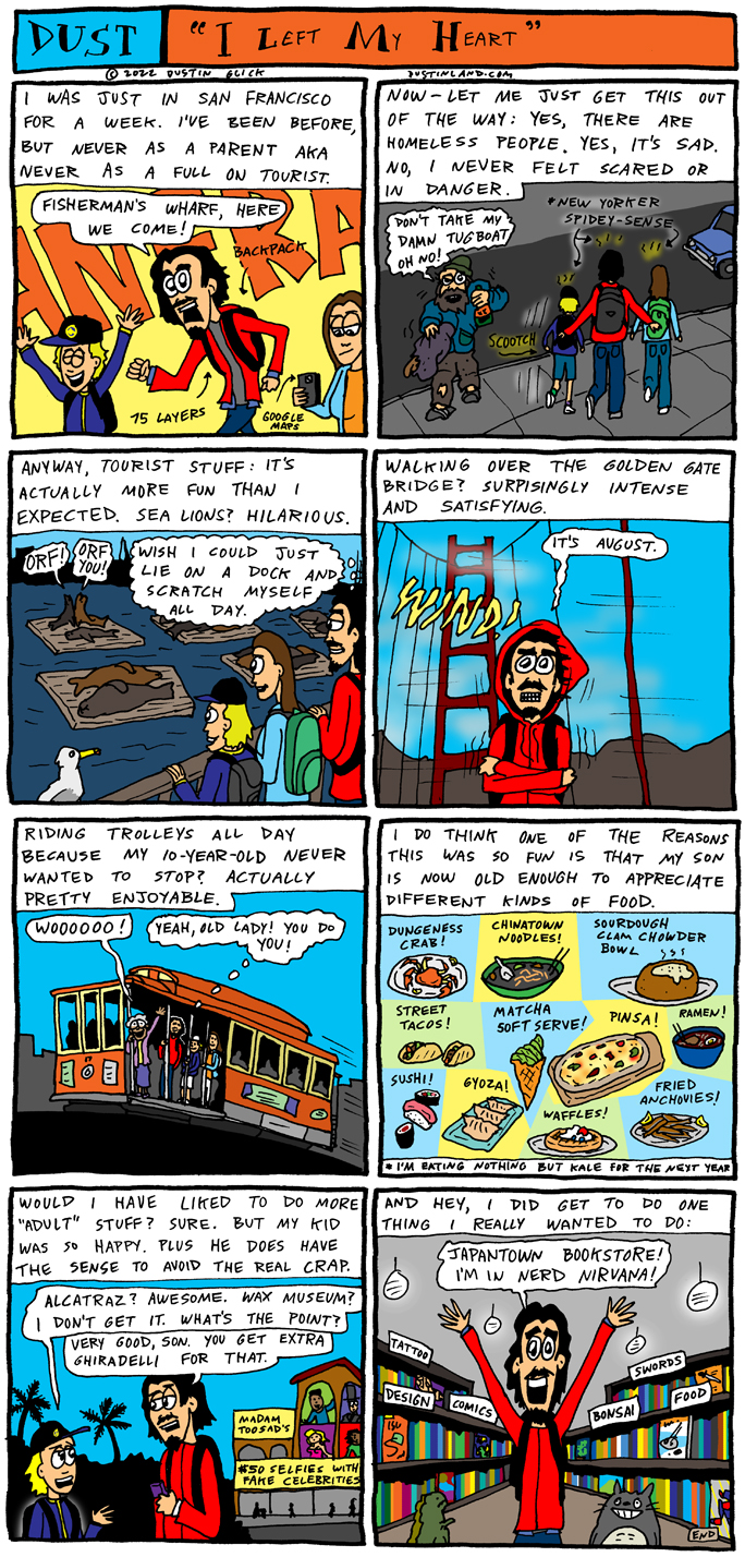 dustinland san francisco comic