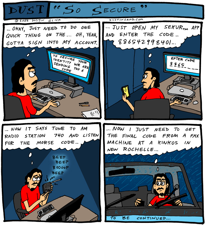 dustinland so secure comic