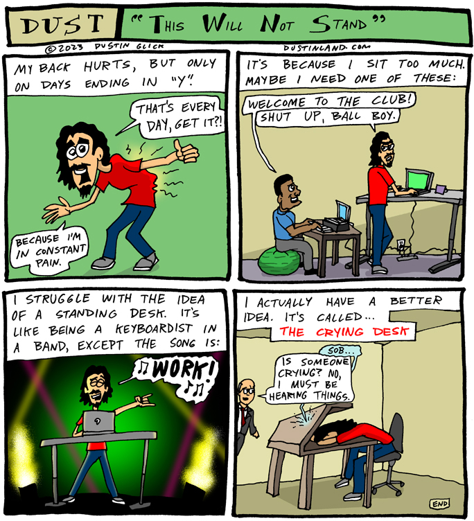 dustinland standing desk comic