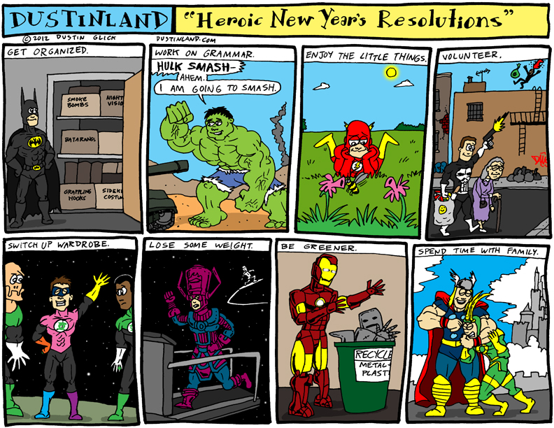 dustinland superhero resolutions
