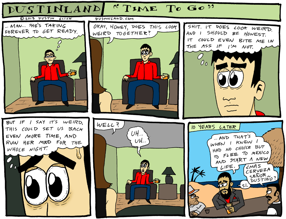 dustinland time to go comic