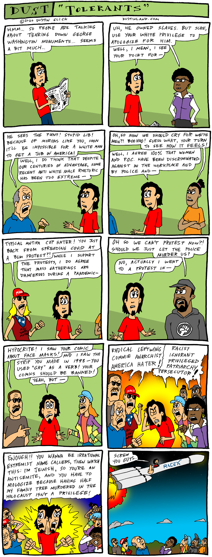 dustinland tolerants comic