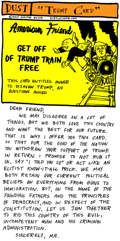 dustinland trump card comic