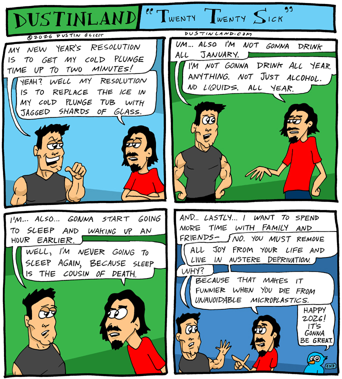 dustinland 2026 sick comic