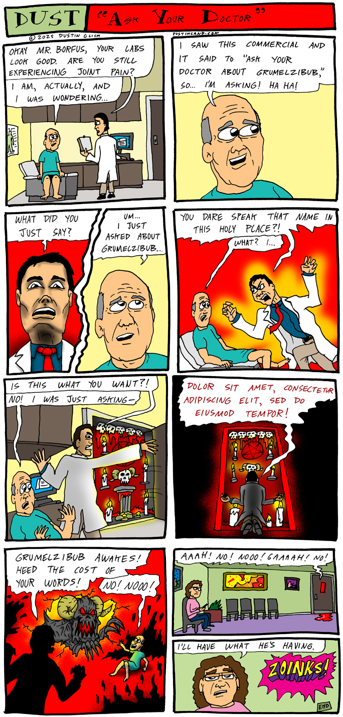 dustinland ask your doctor comic