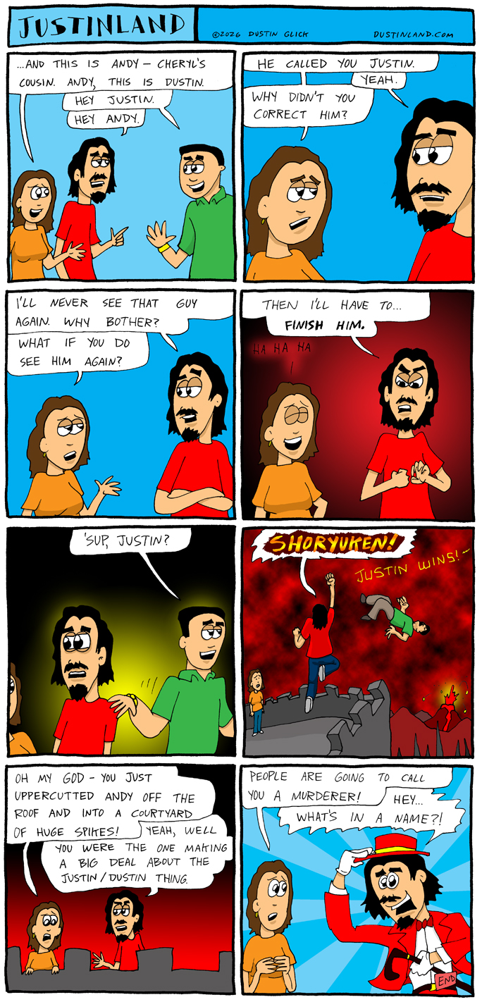 dustinland justinland comic