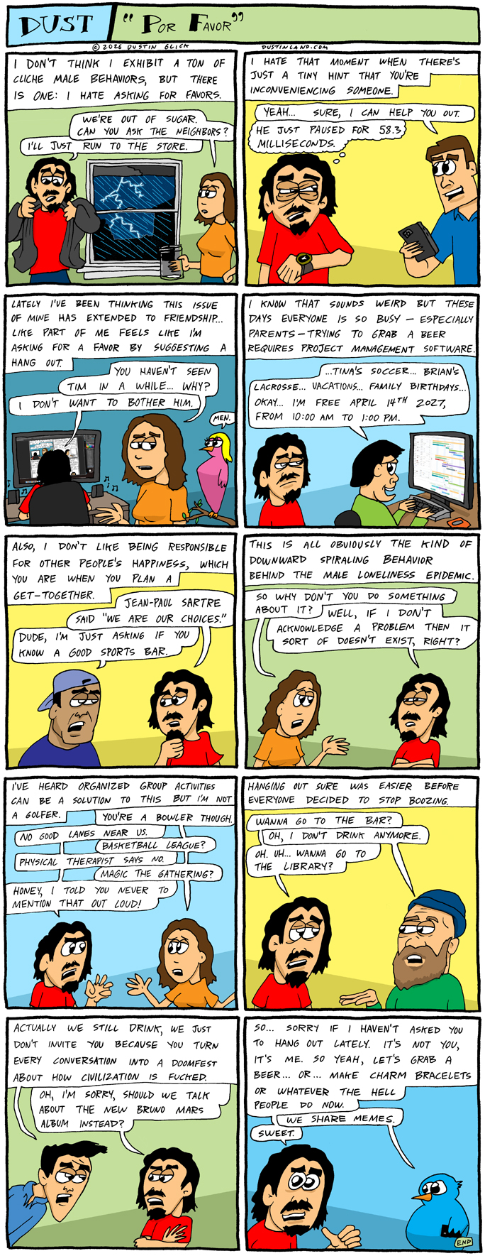 dustinland por favor comic