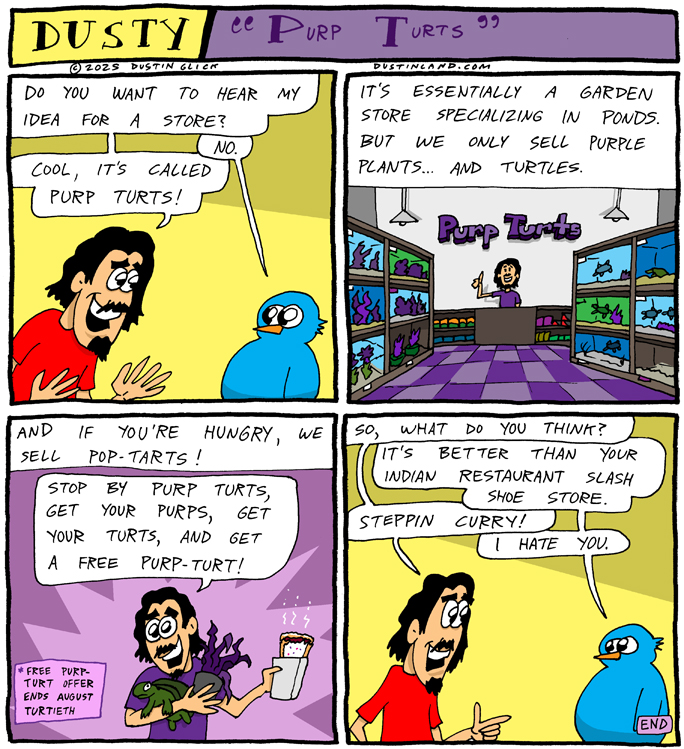 dustinland purp turts comic