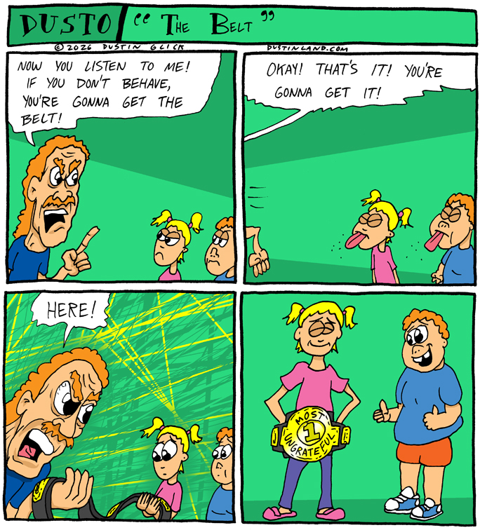 dustinland the belt comic