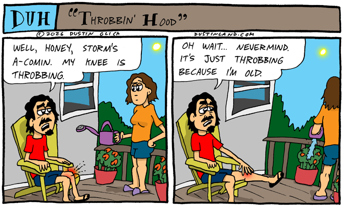 dustinland throbbin comic