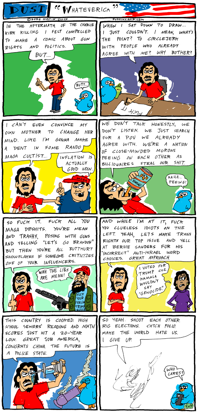 dustinland whateverica comic