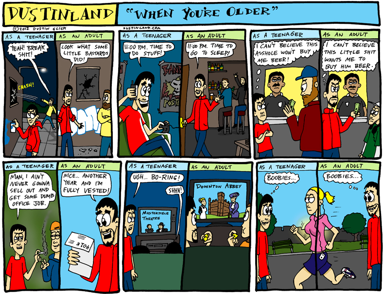 dustinland teenagers aging